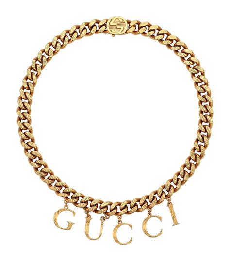 gucci necklace womens sale|Gucci chunky necklace.